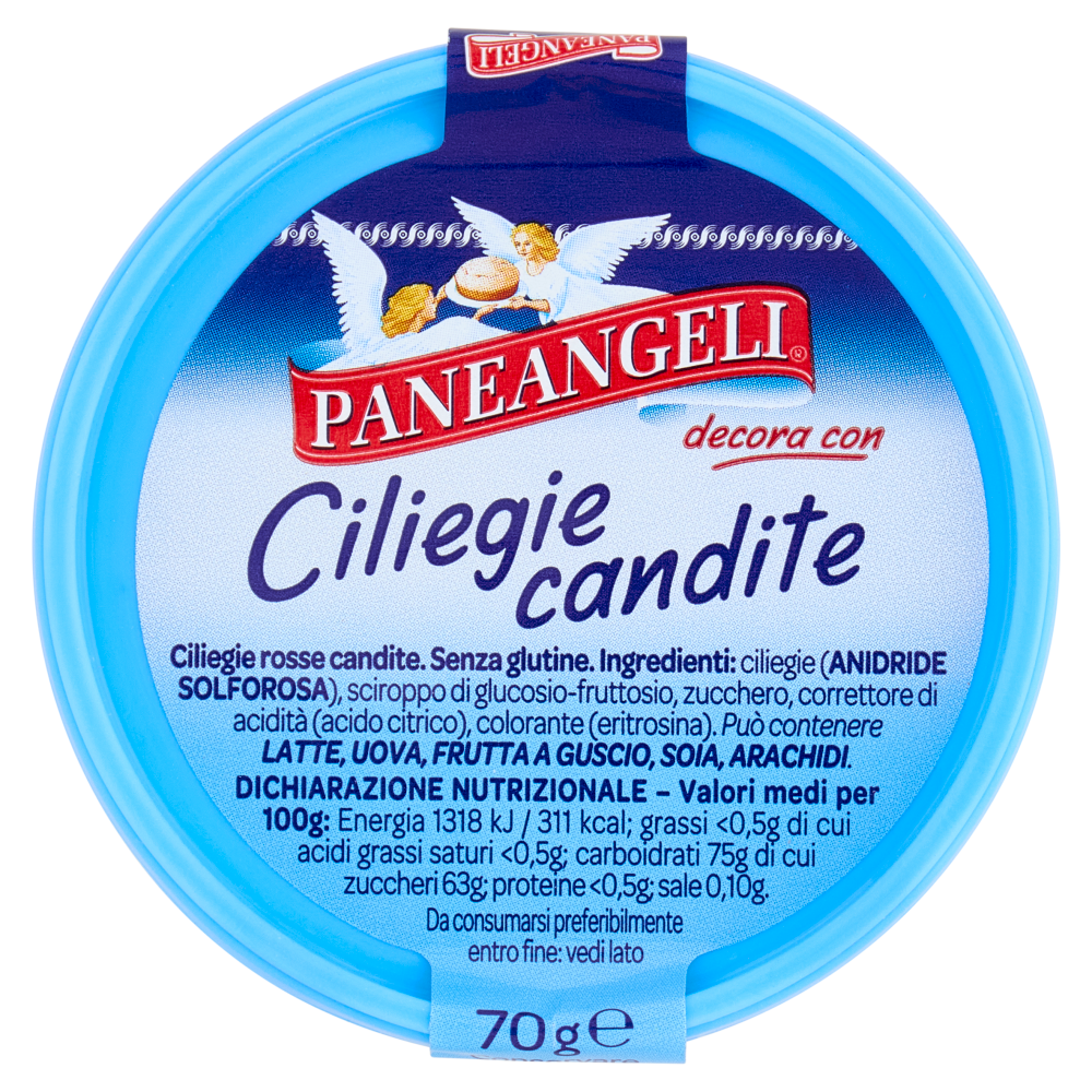 PANEANGELI decora con Ciliegie candite 70 g