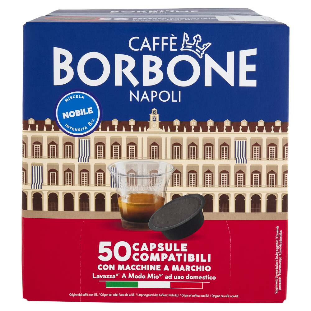 Caffè Borbone Miscela Nobile Capsule Compatibili Lavazza* A modo Mio