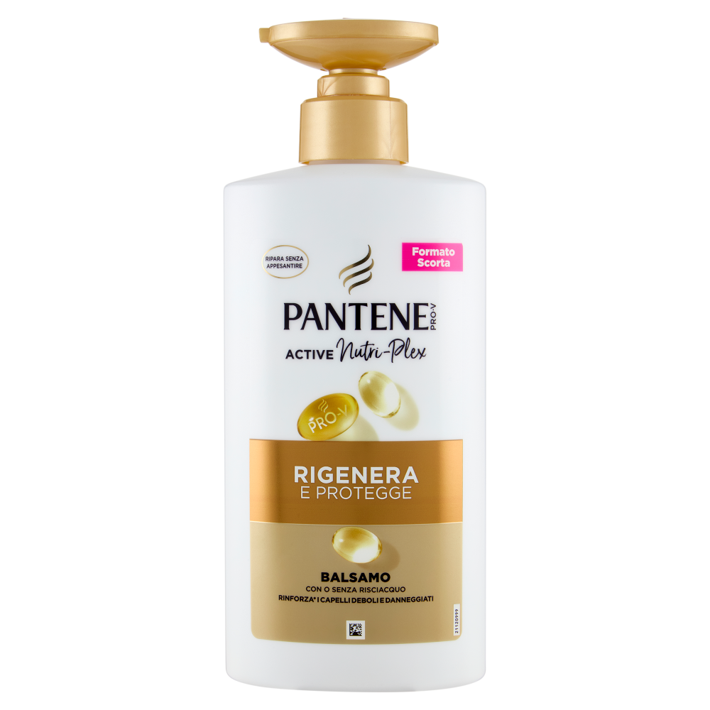 Pantene Pro-V Rigenera e Protegge Balsamo con o Senza Risciacquo Active Nutri-Plex 500 ml