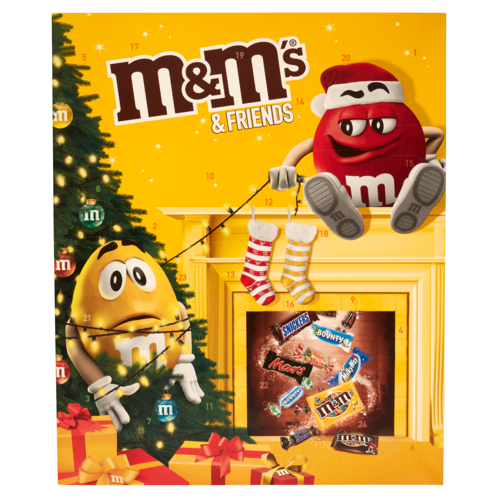 m&m's & Friends Calendario dell'Avvento 361 g