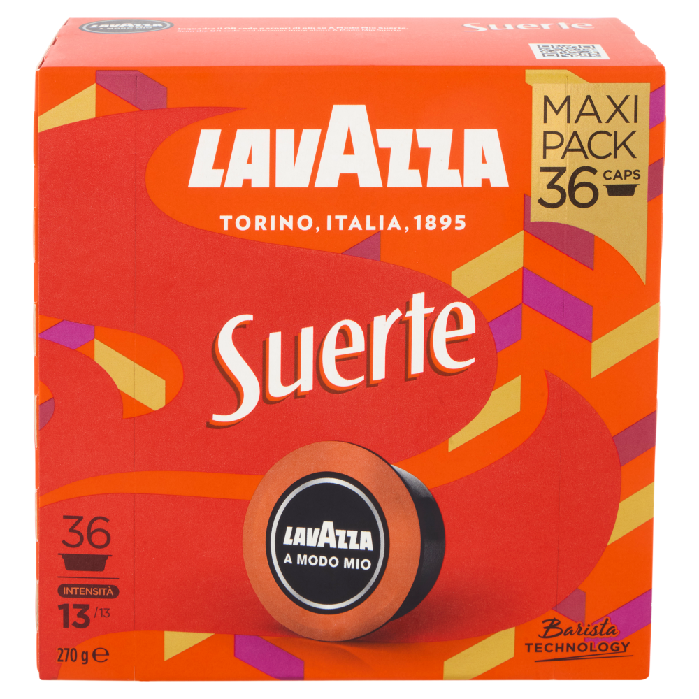 Lavazza A Modo Mio Suerte 36 Capsule 270 g