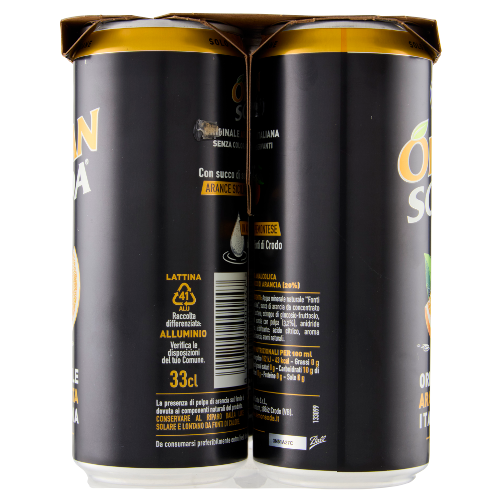 Oransoda 4 x 33 cl 