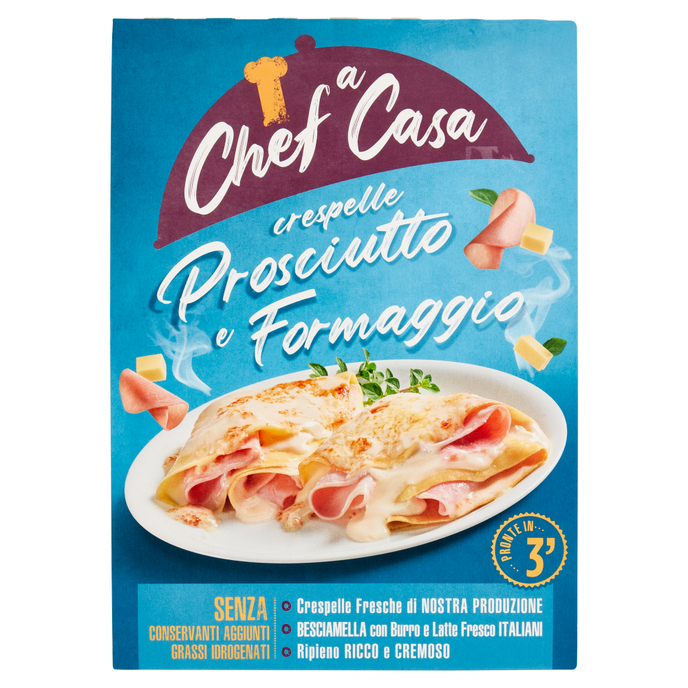 Chef a Casa crespelle Prosciutto e Formaggio 300 g