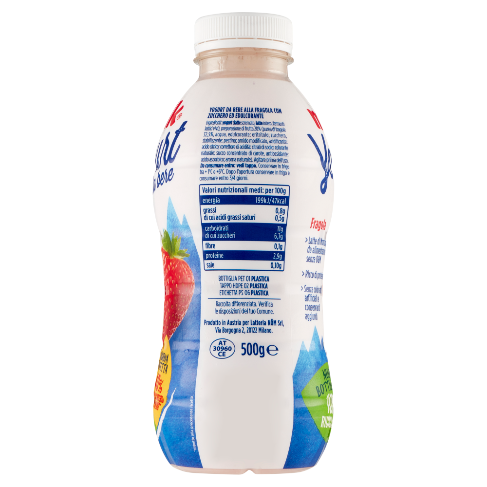 Milk Yogurt da bere Fragola 500 g