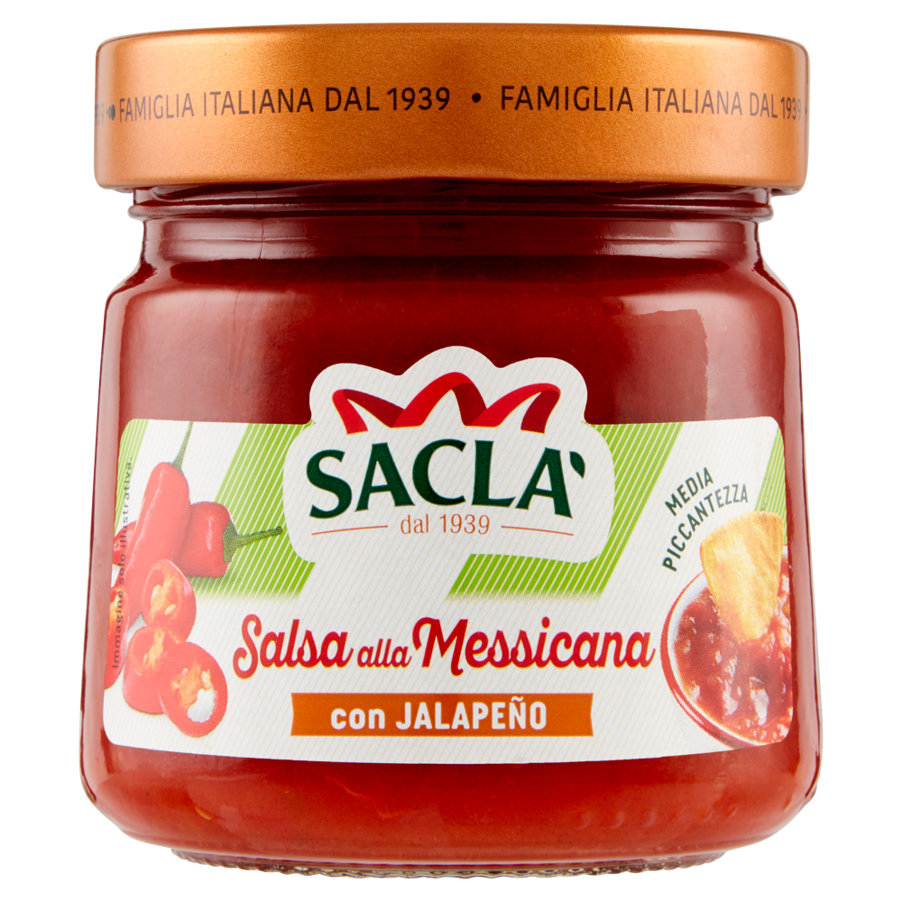 Saclà Salsa alla Messicana con Jalapeño 190 g