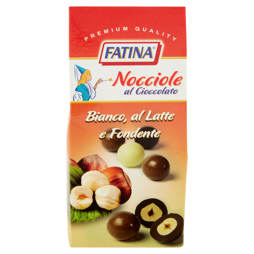 Fatina Nocciole al Cioccolato Bianco, al Latte e Fondente 160 g