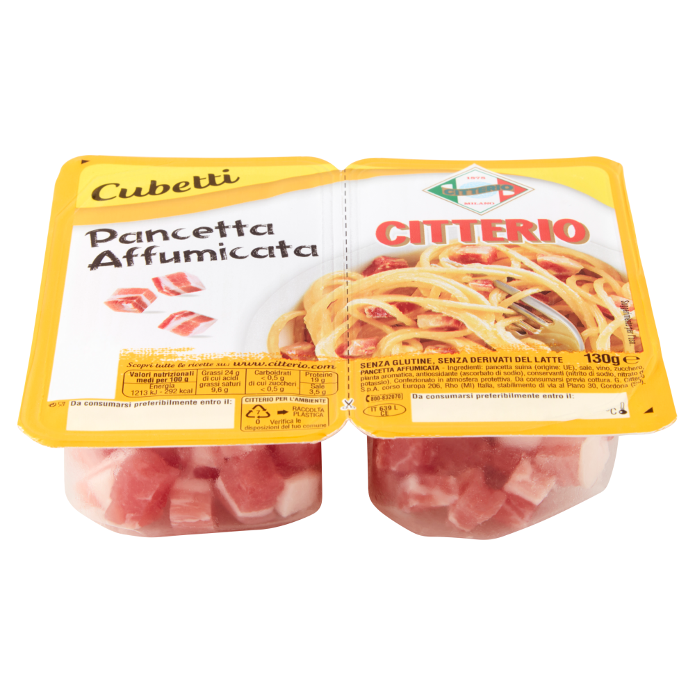 Citterio Cubetti Pancetta Affumicata 130 g