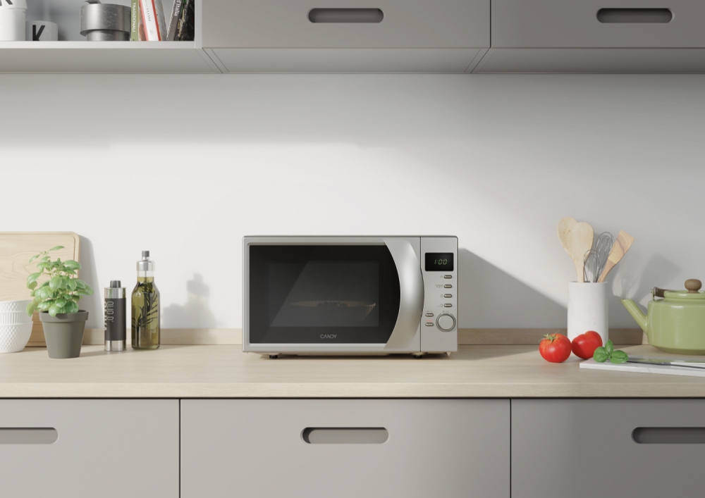 Candy Smart CMG2071DS Argento Microonde con grill Superficie piana 20 L 700 W