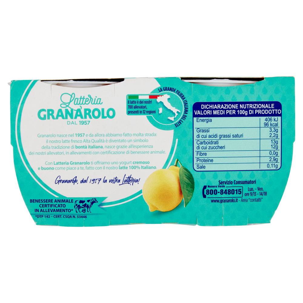 Granarolo Yogurt Cremoso al limone 2 x 125 g