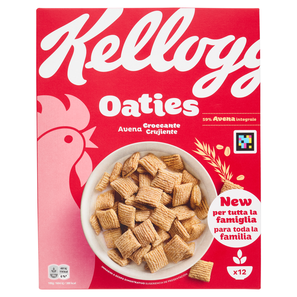 Kellogg's Oaties Avena Croccante 360 g