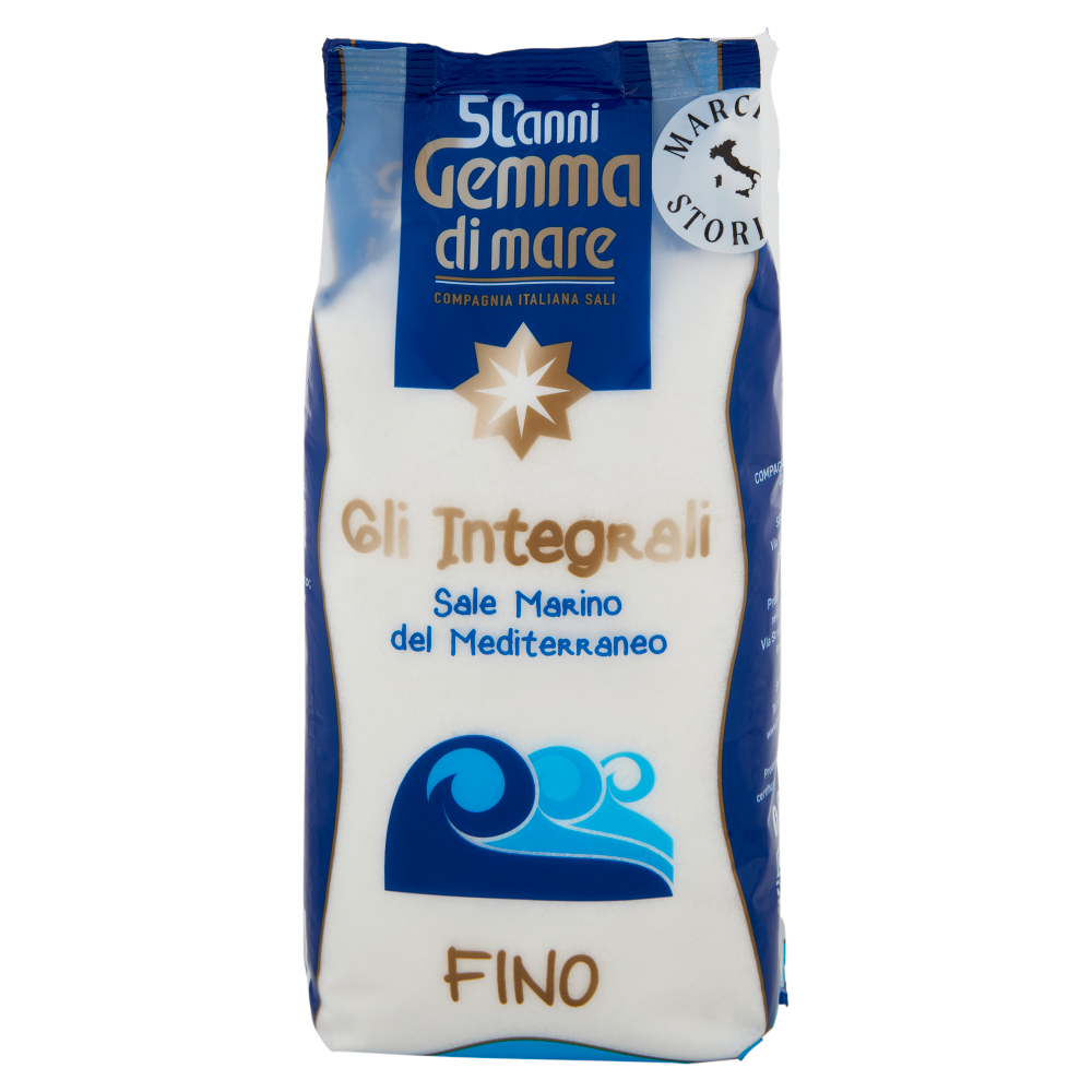 Gemma di mare Gli Integrali Sale Marino del Mediterraneo Fino 1000 g