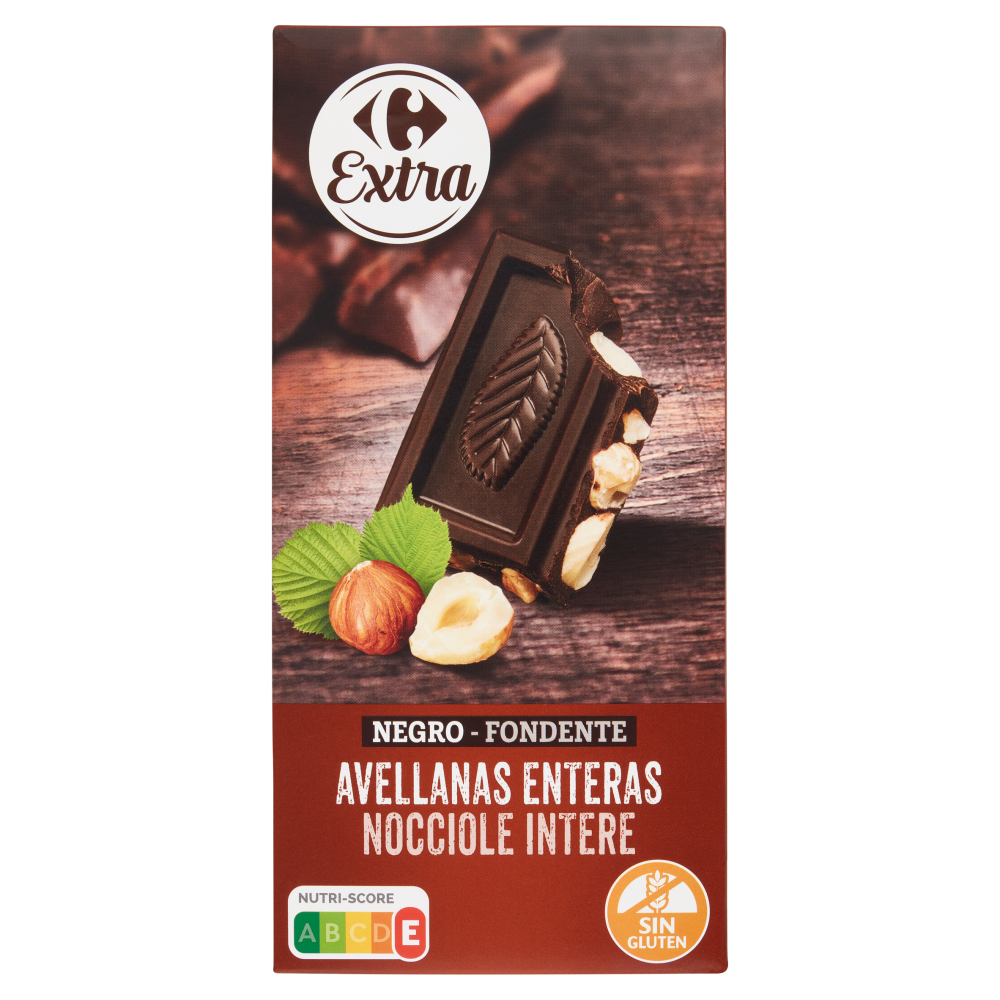 Carrefour Extra Fondente Nocciole Intere 200 g