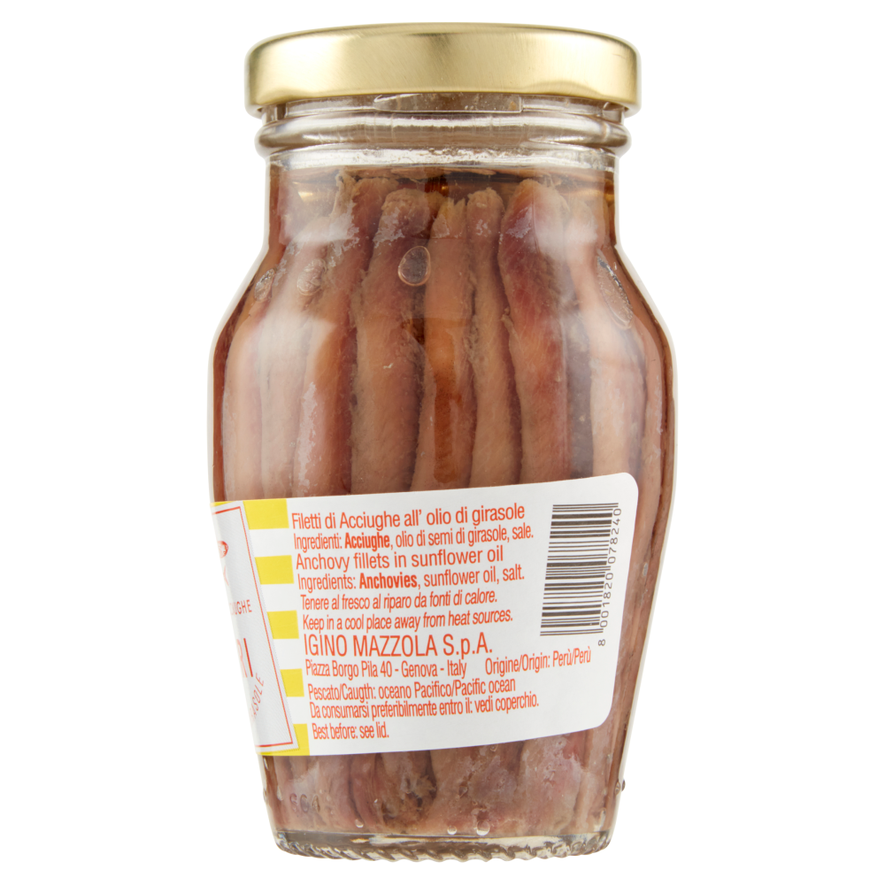 Capri Filetti di Acciughe all'Olio di Girasole 140 g