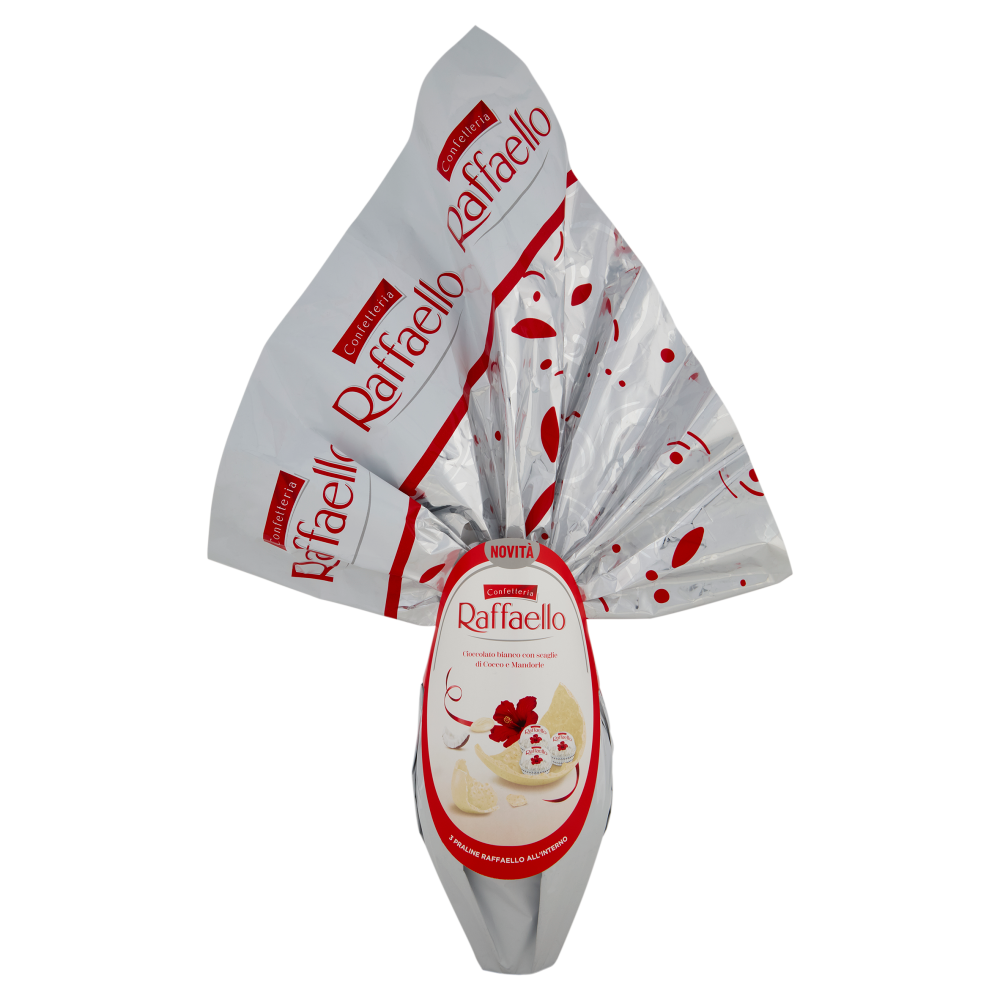 Raffaello Cioccolato bianco con scaglie di Cocco e Mandorle 250 g