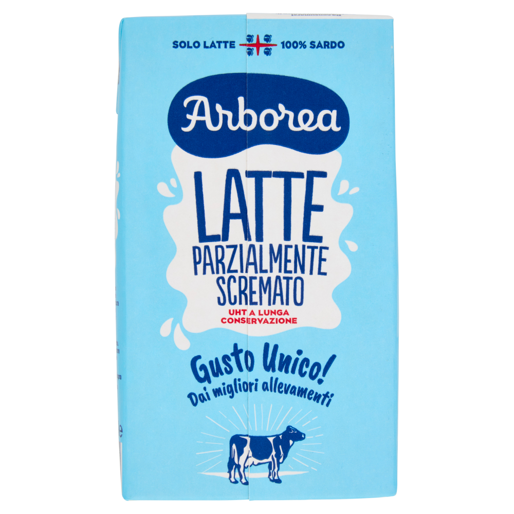 Arborea Latte Parzialmente Scremato UHT a Lunga Conservazione 1000 ml