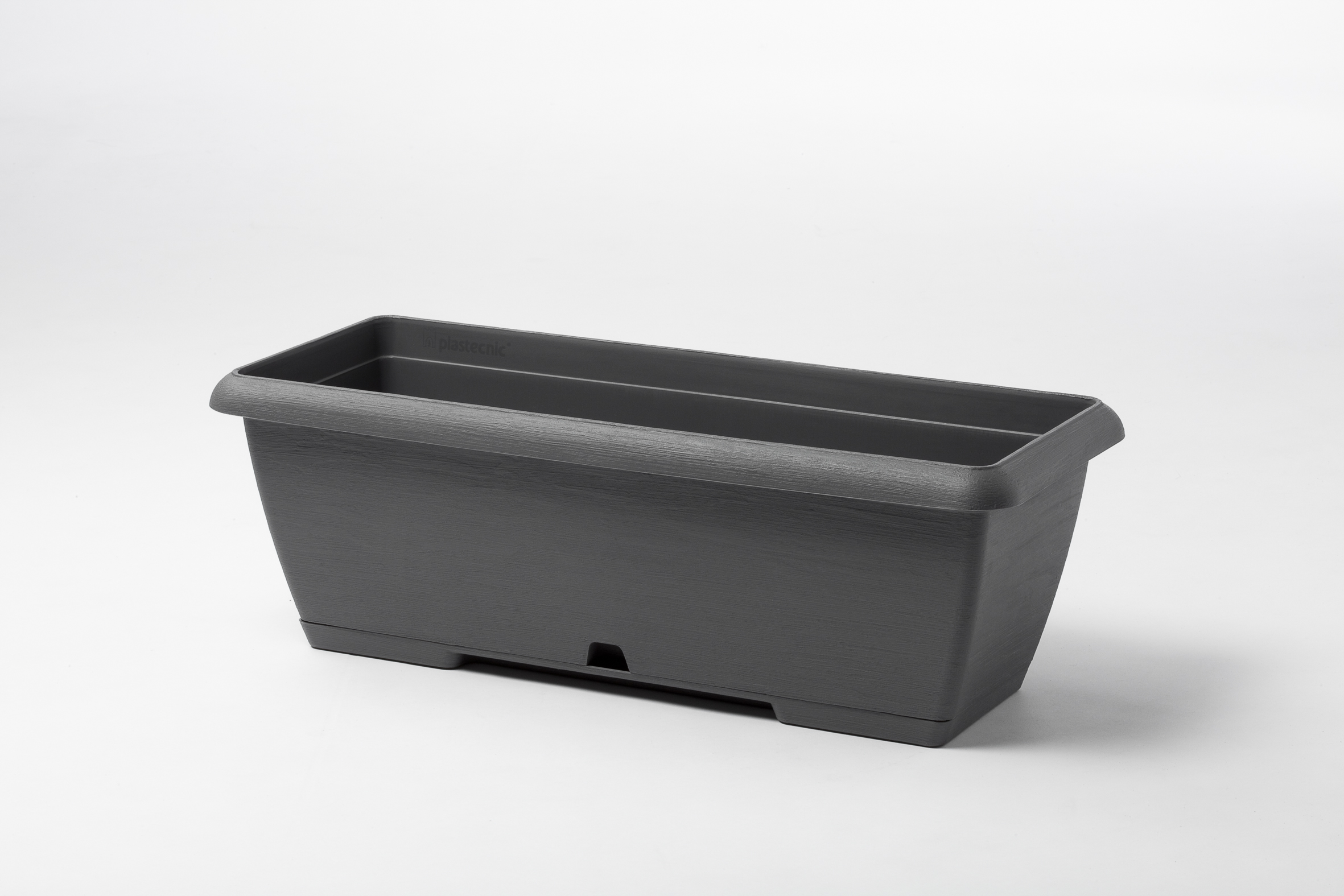 Plastecnic Terrae Cassetta Con Sottocassetta 50 Grigio Fumo