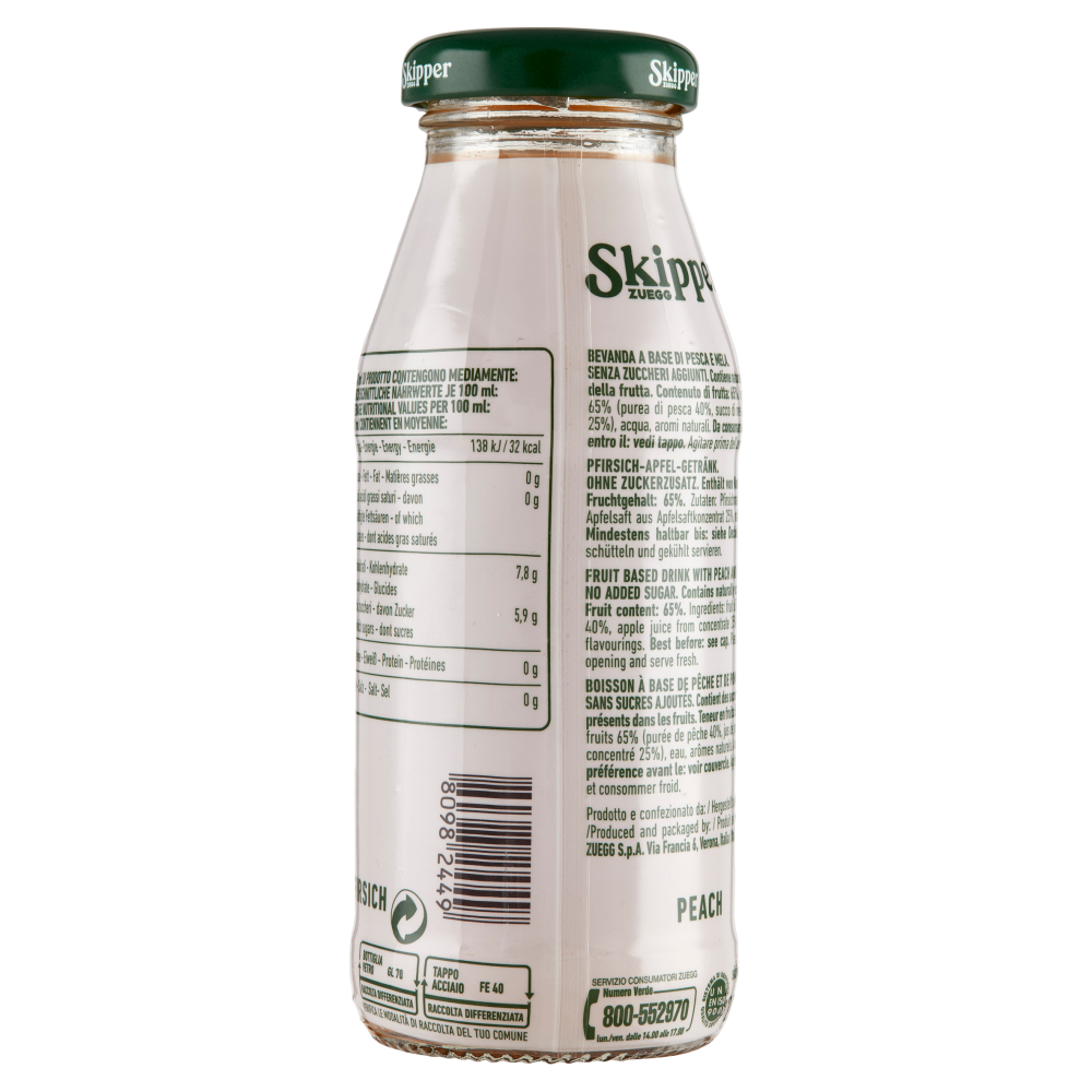 Zuegg Skipper Pesca Senza zuccheri aggiunti* 200 ml