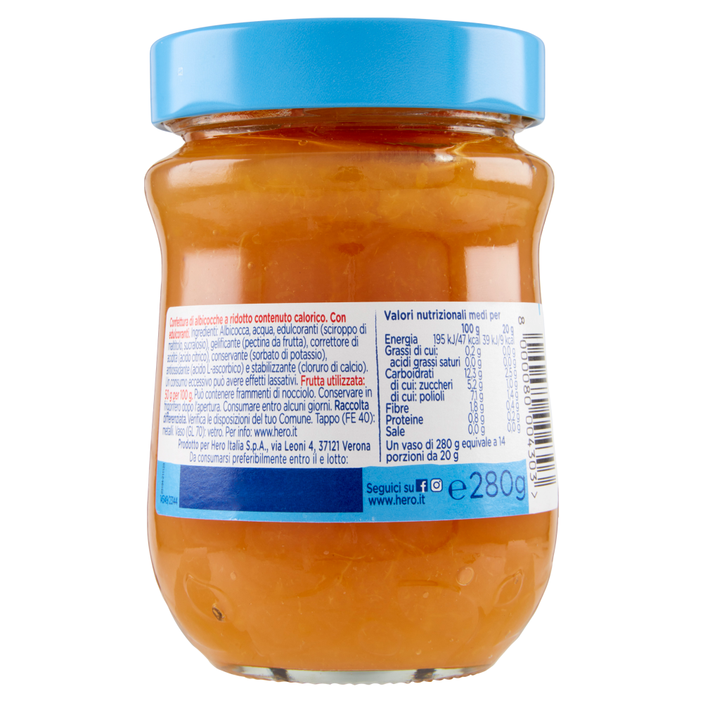 Hero Light Albicocche 280 g