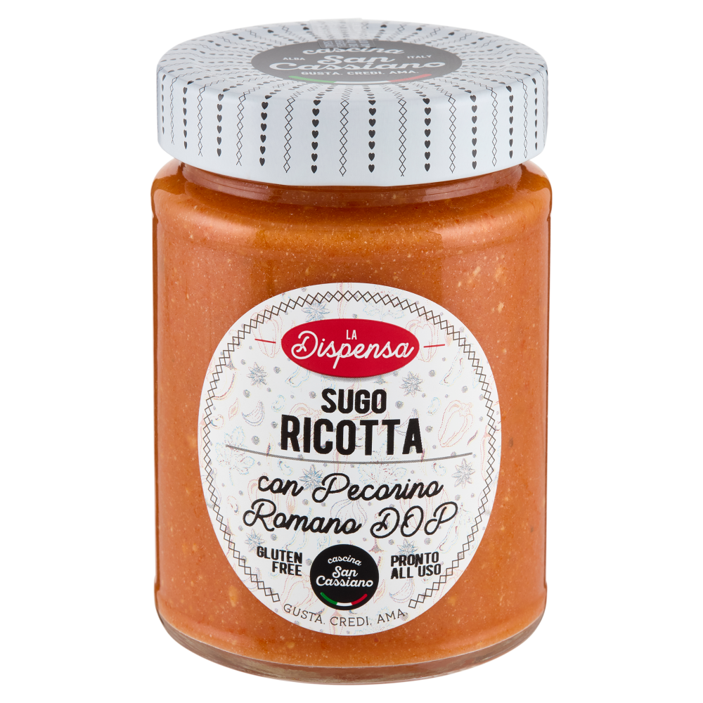 cascina San Cassiano La Dispensa Sugo Ricotta con Pecorino Romano DOP 290 g