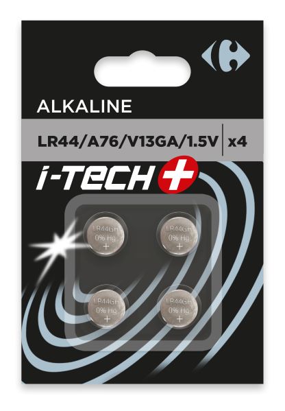 Carrefour 4 Pile alcaline LR44