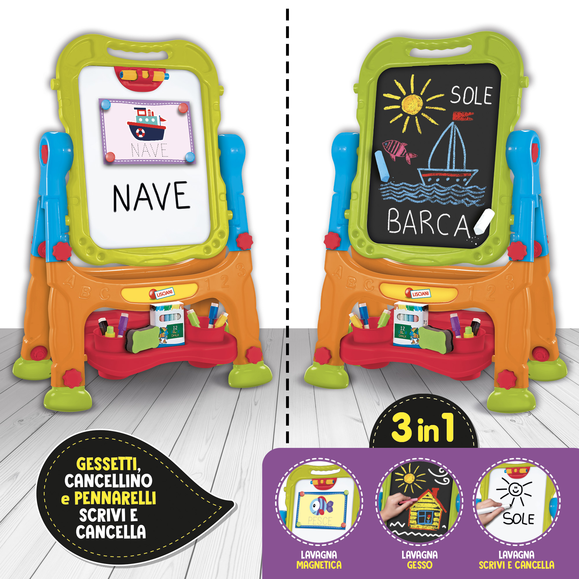 Lisciani Carotina Lavagna Educativa