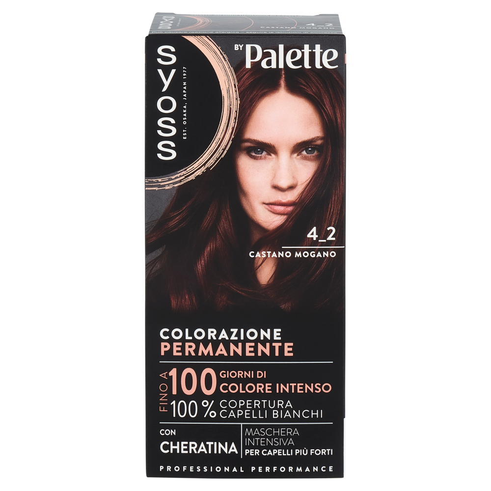 Syoss By Palette Colorazione Permanente 4_2 Castano Mogano