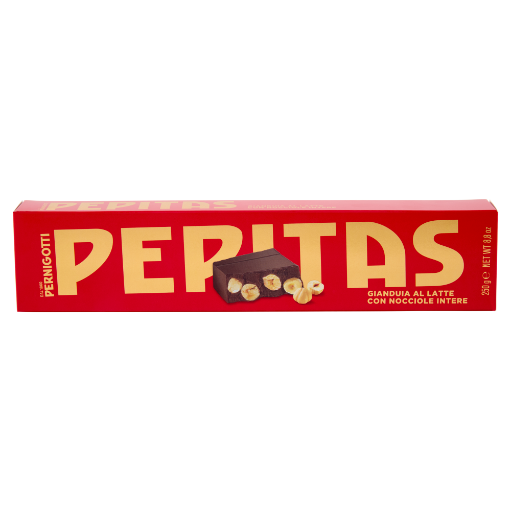 Pernigotti Pepitas Gianduia al Latte con Nocciole Intere 250 g