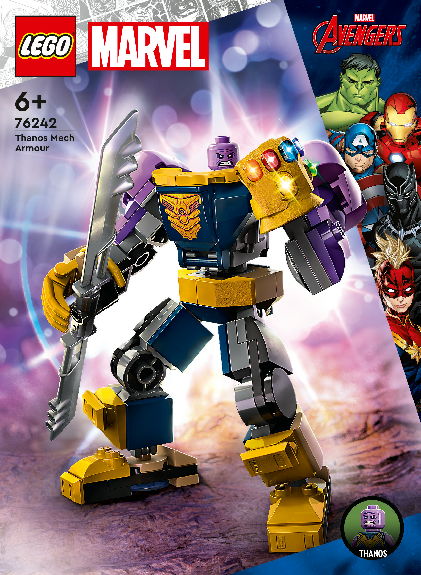 LEGO Marvel Avengers Armatura Mech Thanos