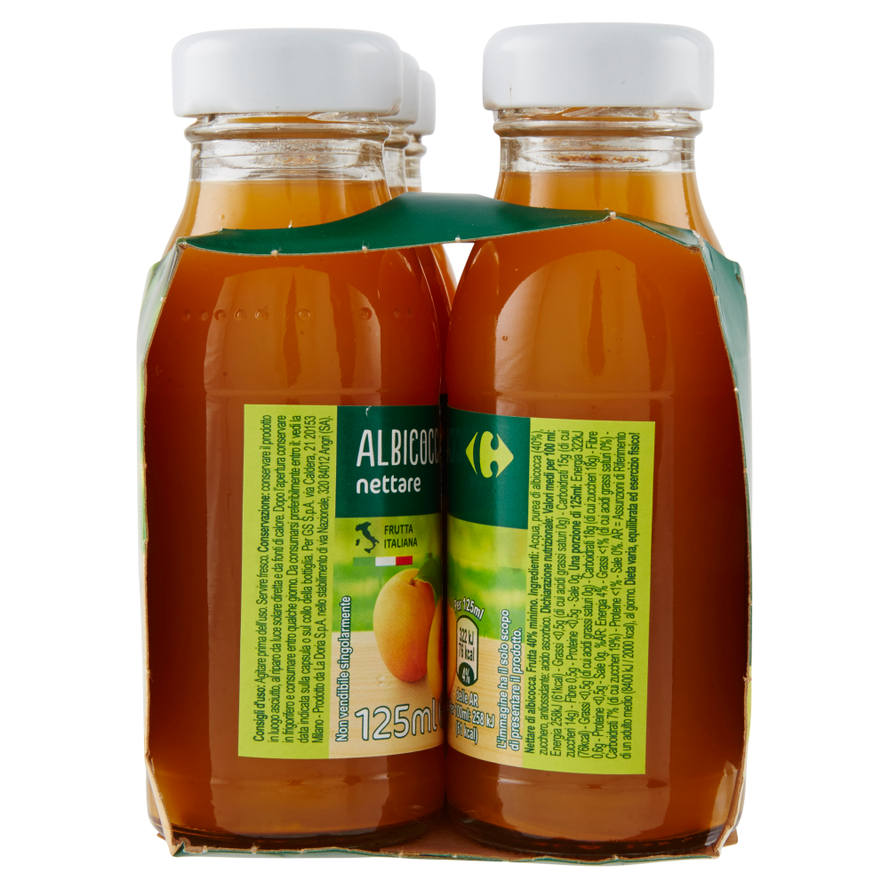 Carrefour Albicocca nettare 6 x 125 ml
