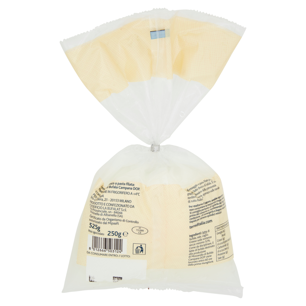 Terre d'Italia Mozzarella di bufala campana DOP 250 g