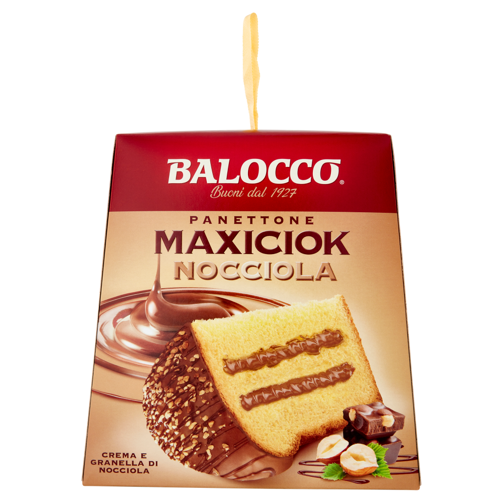 Balocco Panettone Maxiciok Nocciola 800 g