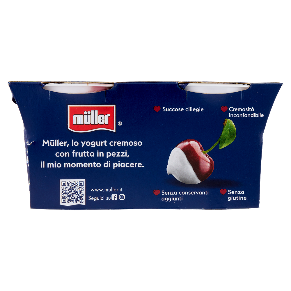 müller Yogurt Cremoso Ciliegia in Pezzi 2 x 125 g