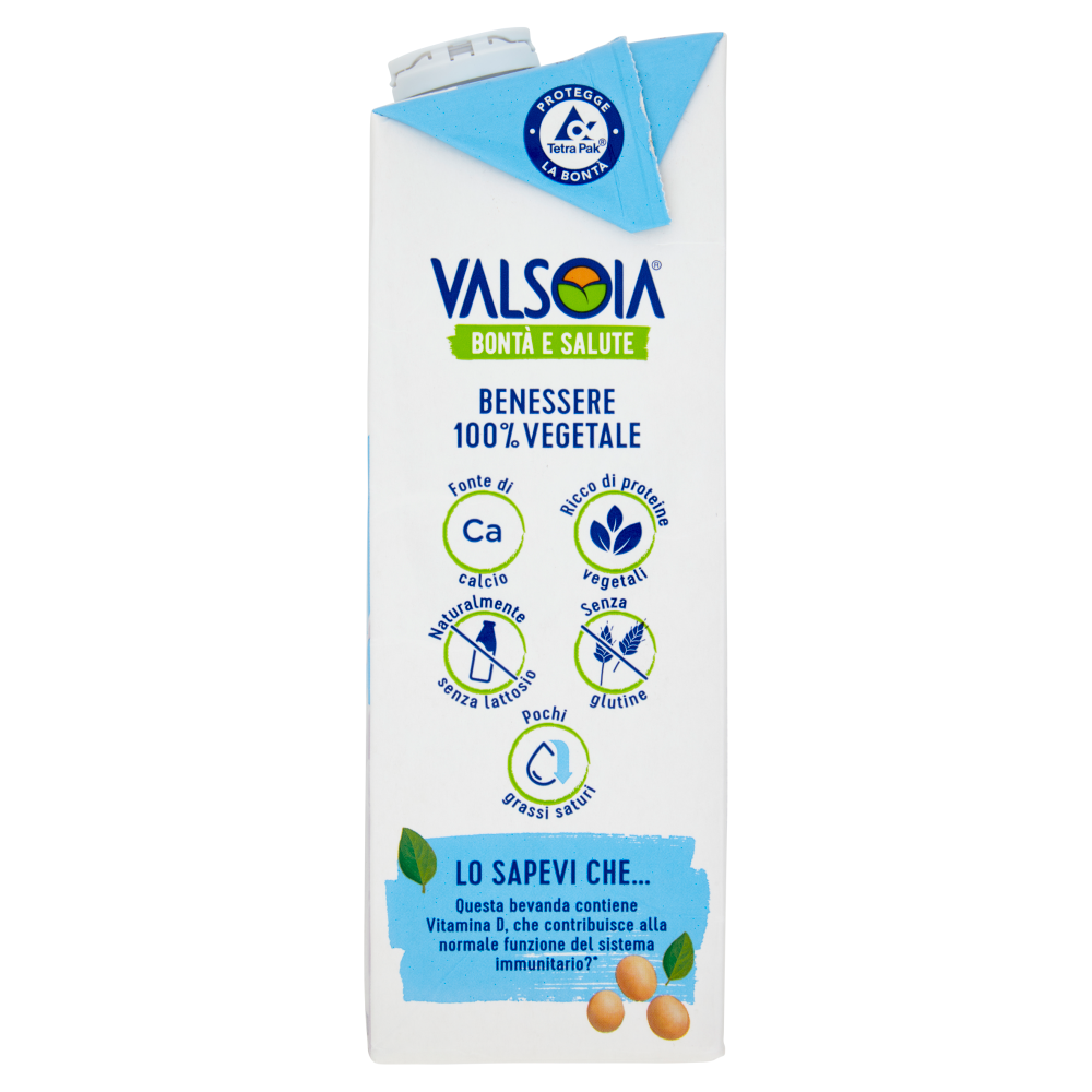 Valsoia Bontà e Salute Bevanda soia gusto Morbido 1000 ml