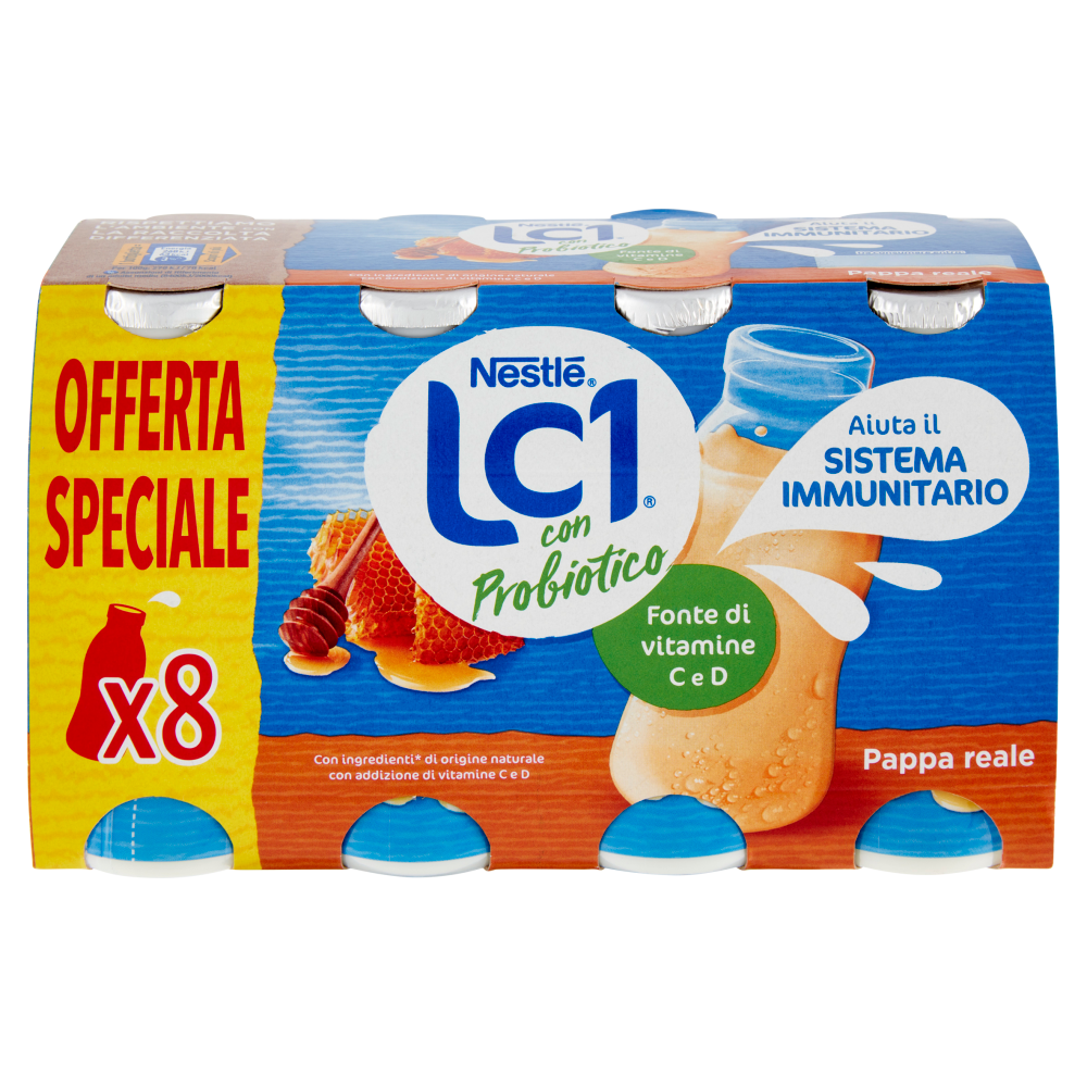 NESTLÉ LC1 con Probiotico Pappa reale 8 x 90 g