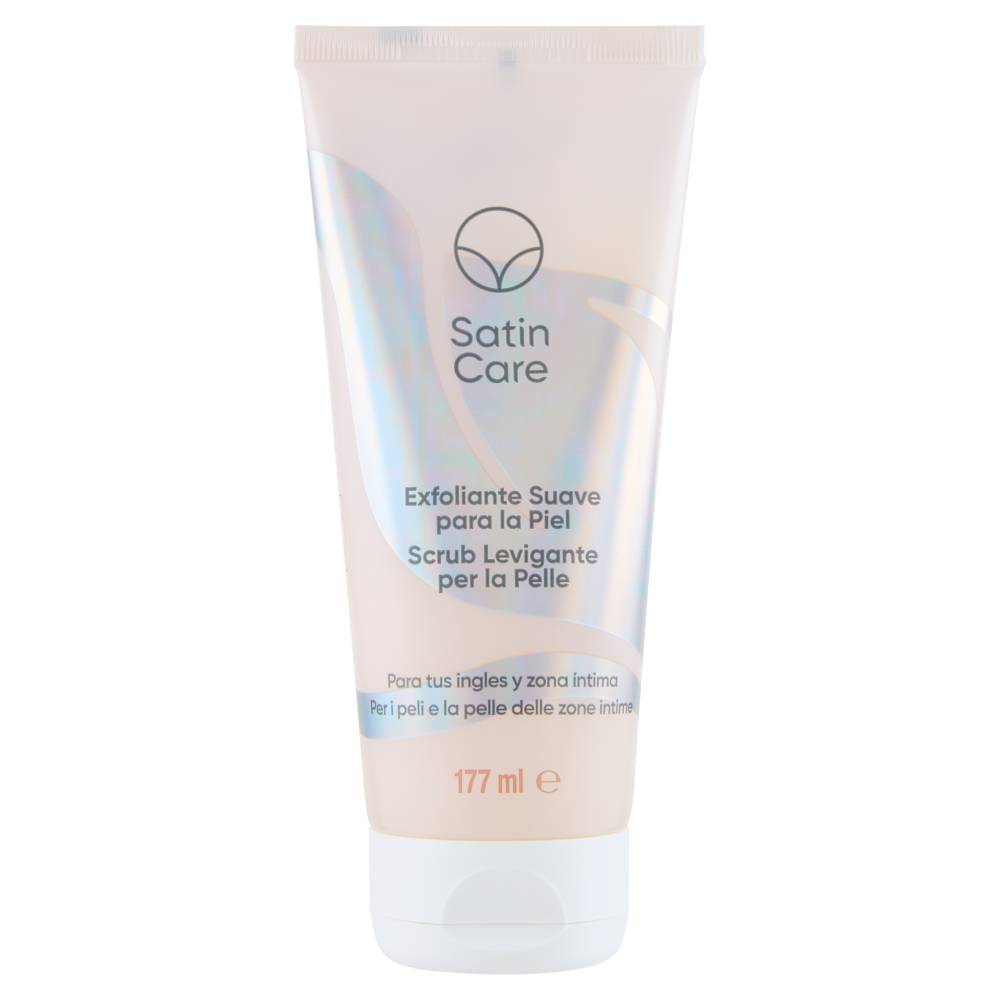 Satin Care Scrub Levigante per la Pelle per i peli e la pelle delle zone intime 177 ml