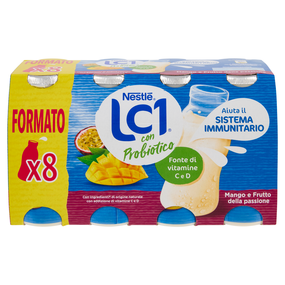 NESTL&Eacute; LC1 con Probiotico Mango e Frutto della passione 8x90g