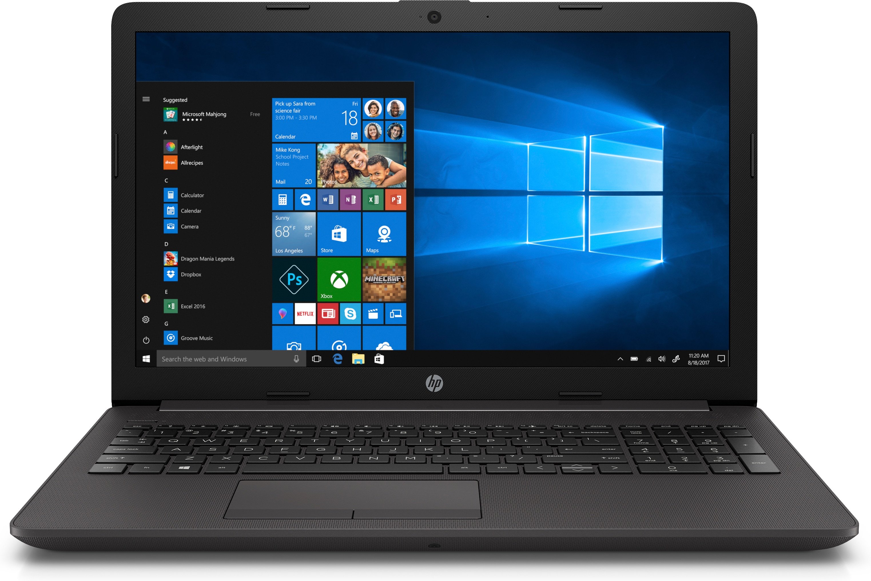 HP Portátil 255 G7 AMD Ryzen™ 5 3500U Computer portatile 39,6 cm (15.6") Full HD 8 GB DDR4-SDRAM 256 GB SSD Wi-Fi 5 (802.11ac) Windows 10 Home Grigio, Argento