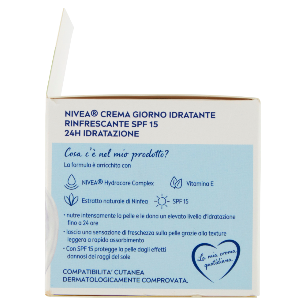 Nivea Crema Giorno Idratante Rinfrescante 24H Idratazione SPF 15 50 ml