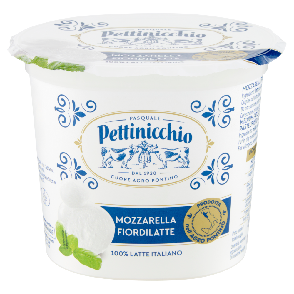 Pettinicchio Mozzarella Fiordilatte 180 g
