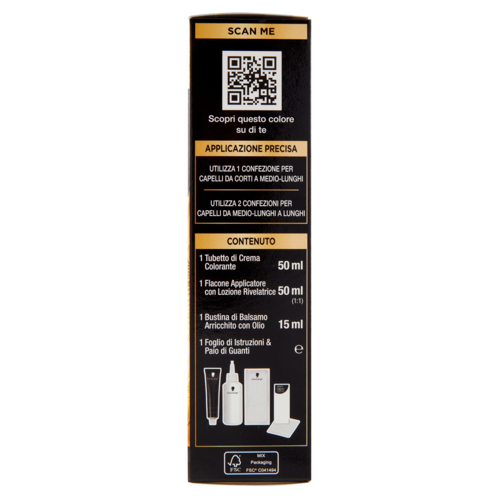 Palette oleo intense Nero Intenso 1-10