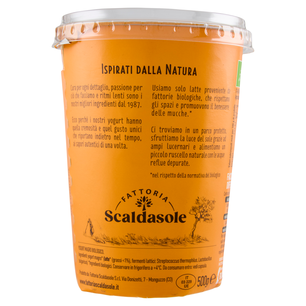 Fattoria Scaldasole Bianco Magro yogurt biologico 500 g
