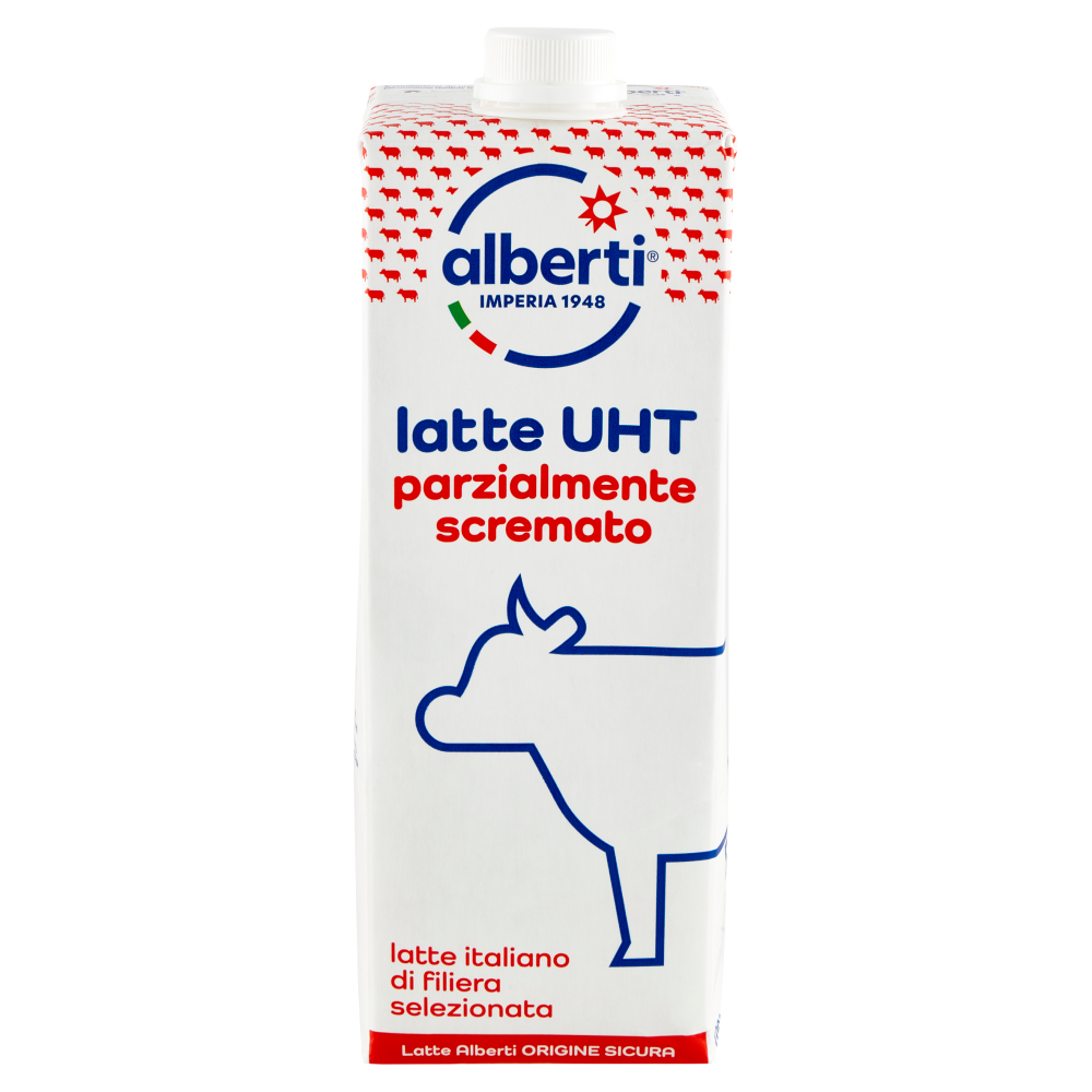 alberti Latte UHT parzialmente scremato 1000 ml