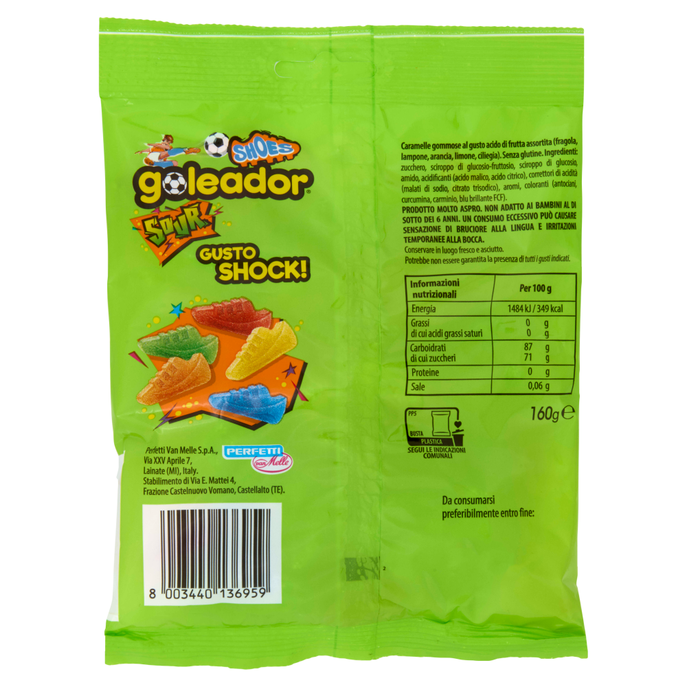 goleador Shoes Sour 160 g