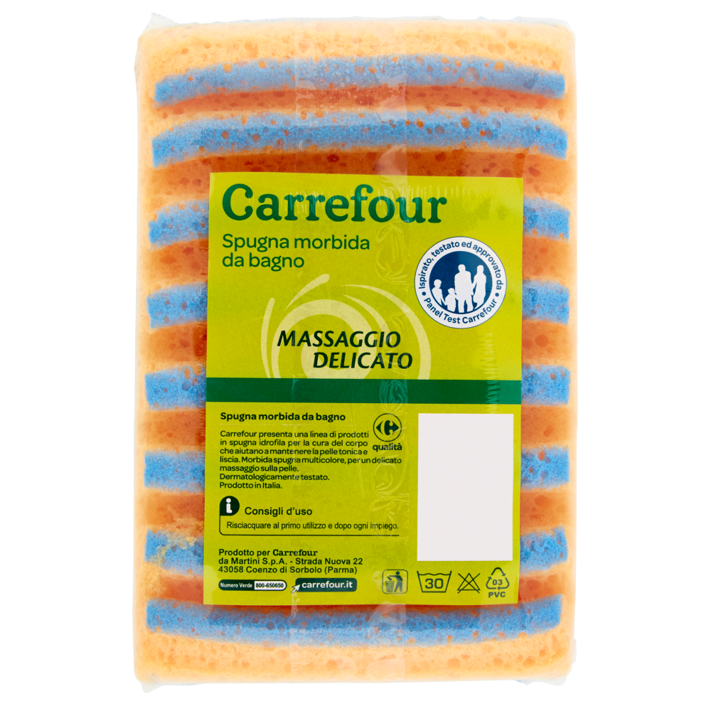 Carrefour Spugna morbida da bagno