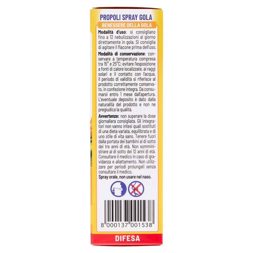 Equilibra Propoli Spray Benessere della Gola 20 ml