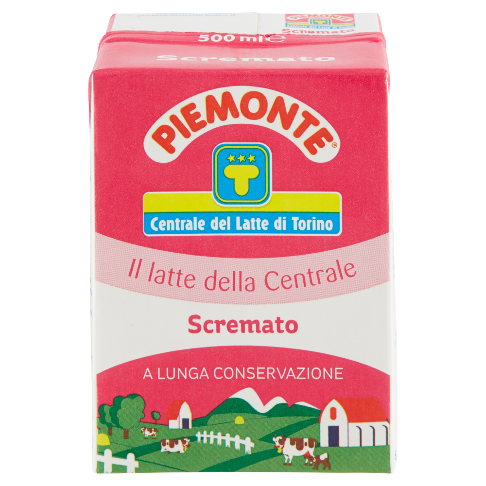 Centrale del Latte di Torino Piemonte Scremato a Lunga Conservazione 500 ml