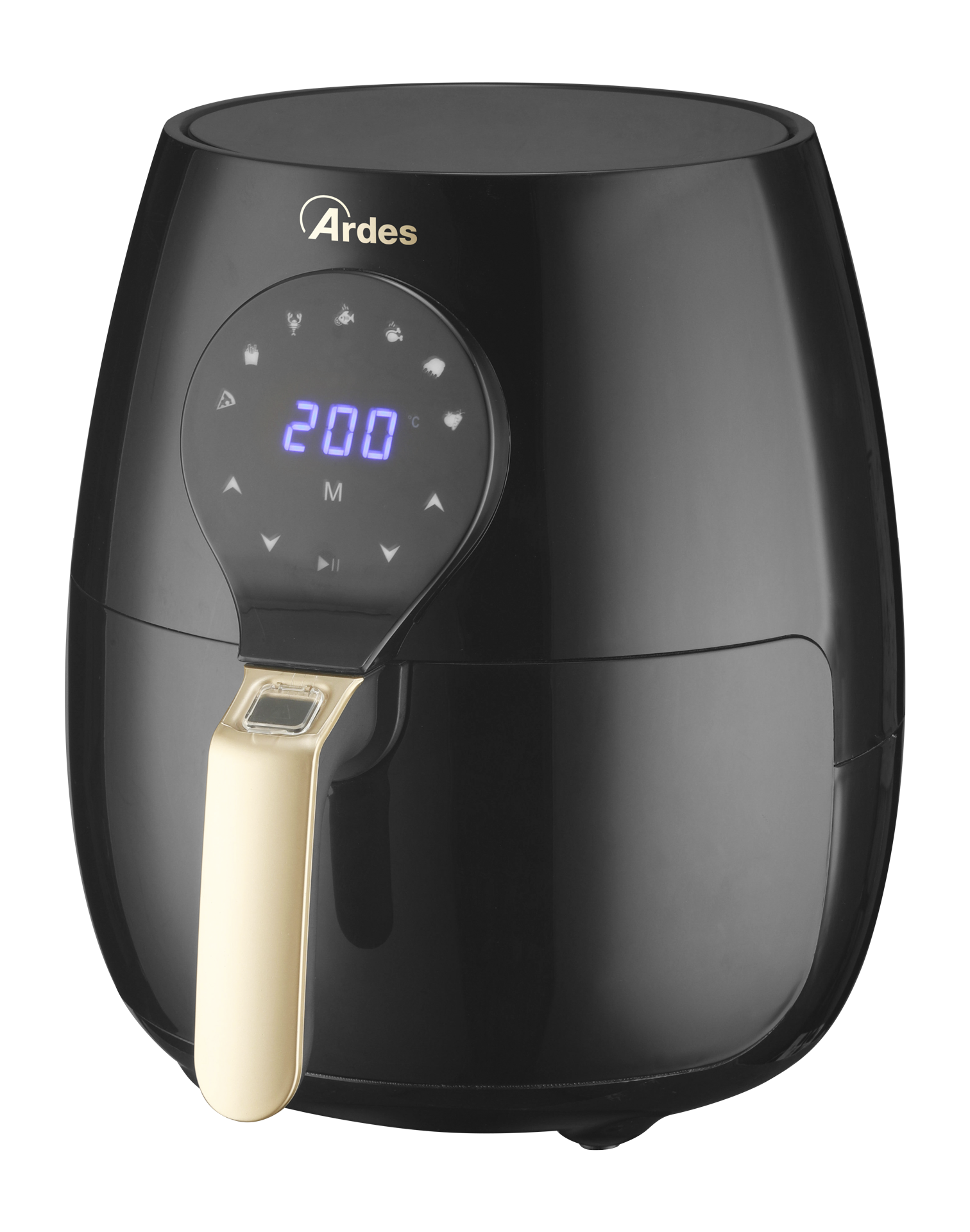 Ardes Eldorada Maxi Singolo 5 L Indipendente 1450 W Friggitrice ad aria calda Nero