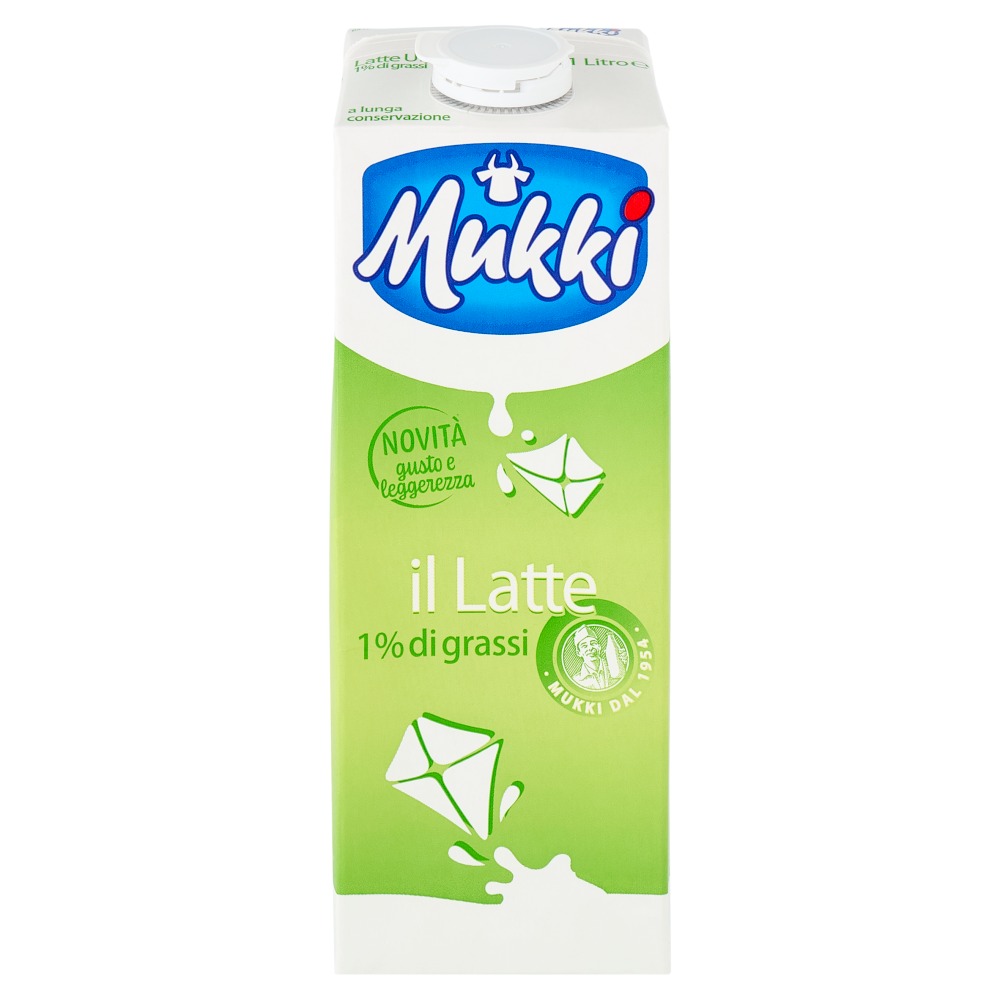 Mukki il Latte 1% di grassi 1 Litro