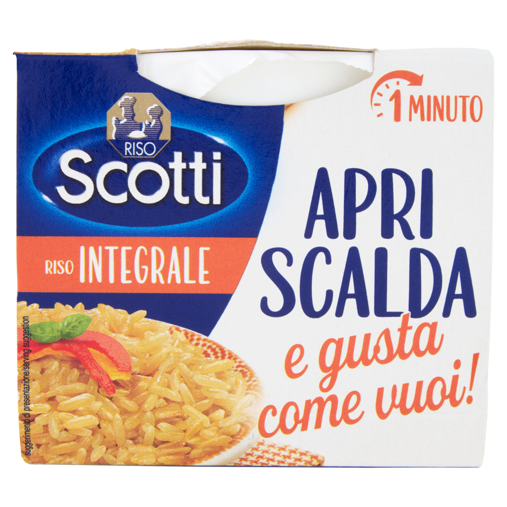 Riso Scotti Apri Scalda e gusta come vuoi! Riso Integrale 200 g