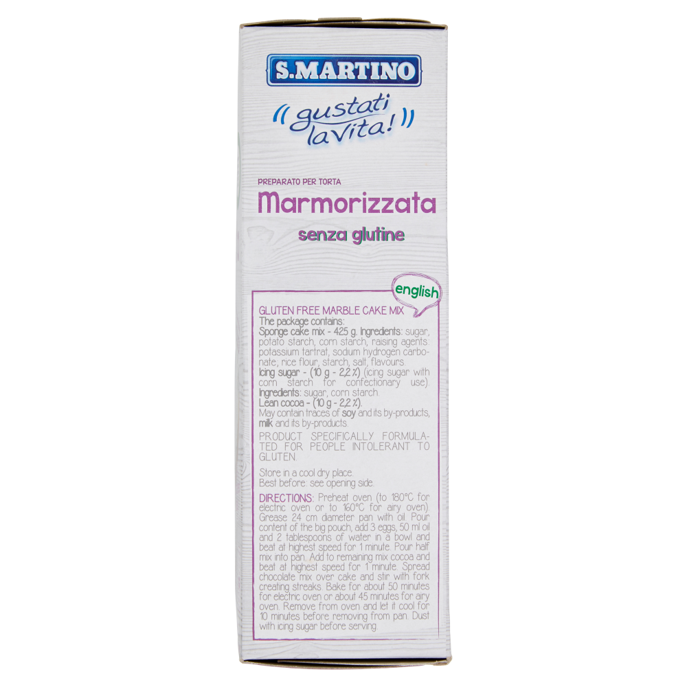 S.Martino gustati la vita! Preparato per Torta Marmorizzata senza glutine 445 g
